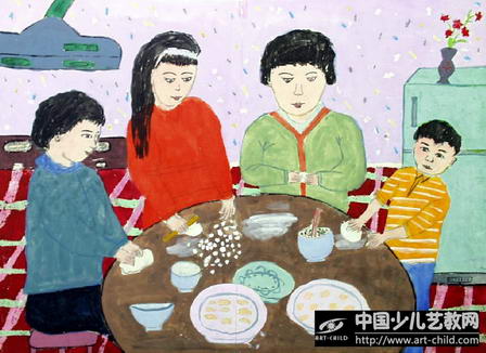 作品名称:  《包饺子》