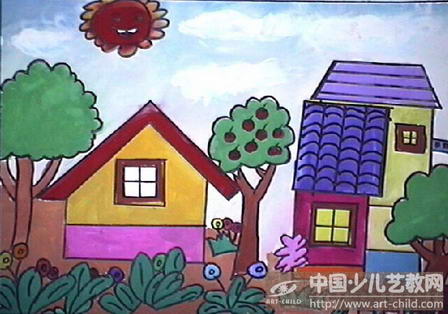 作品名称:  《我家像花园》