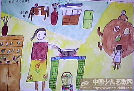 作品名称:  《我的妈妈在做饭》