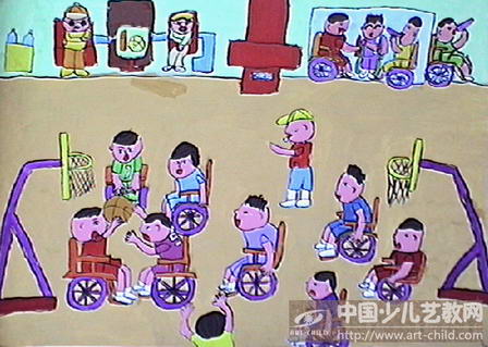 作品名称:  《残疾人运动会》