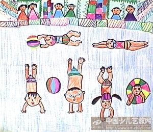 作品名称:  《爸爸教我学游泳》