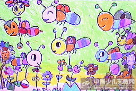 蜜蜂采蜜简笔画 蜜蜂一生 蜜蜂采蜜卡通图片图片
