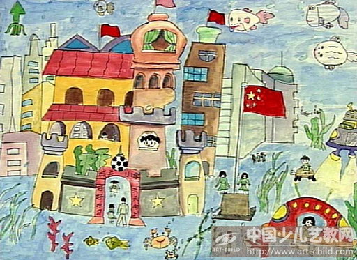 作品名称《未来的小学校》