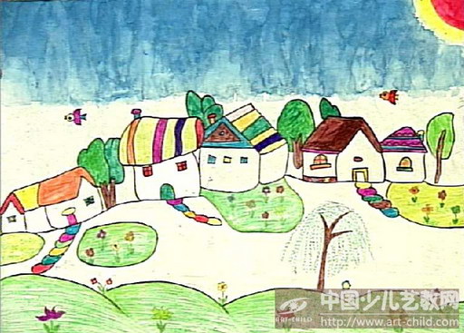 作品名称《家乡风景》