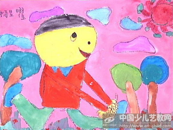 作品名称《系鞋带》