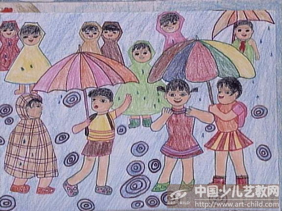 作品名称:  《放学路上》