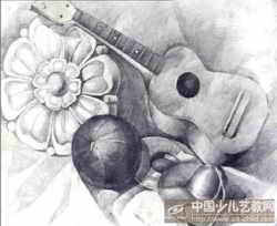 素描静物