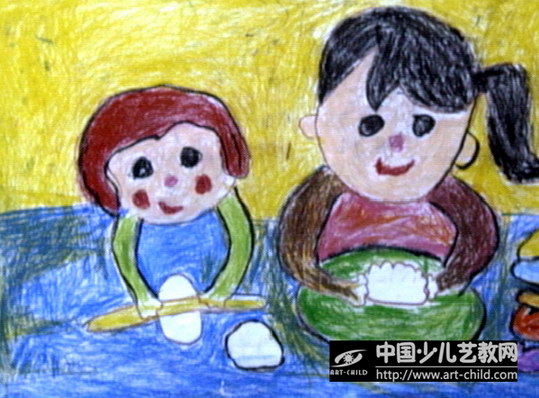 作品名称:  《包饺子》