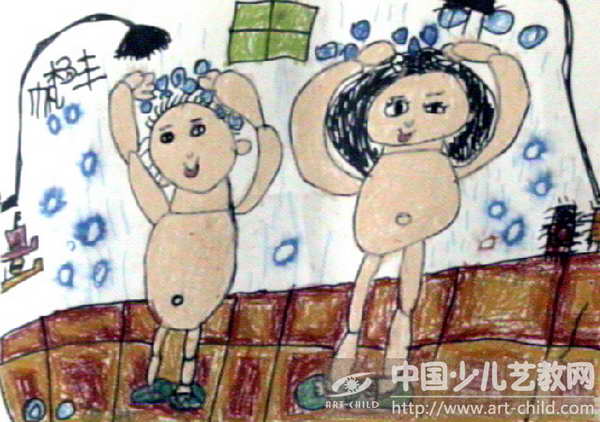 作品名称:  《妈妈我会洗头了》