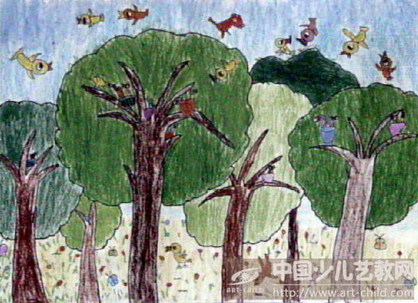 作品名称:  《小鸟的天堂》