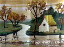 有小河的风景