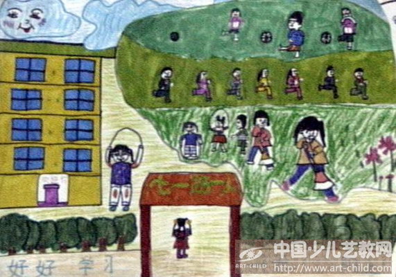 《校园一角》 《校园一角》