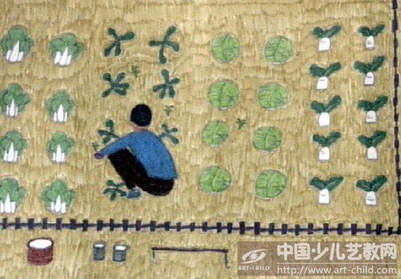 作品名称《爸爸的菜园》