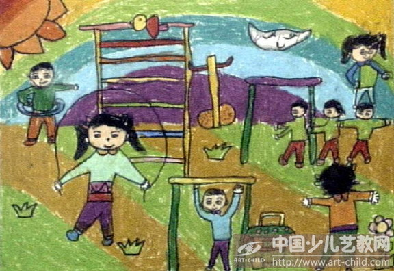 作品名称《锻炼身体》
