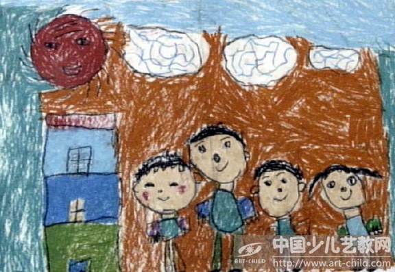作品名称:  《一家四口》