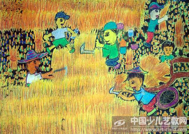 作品名称:  《割麦子》