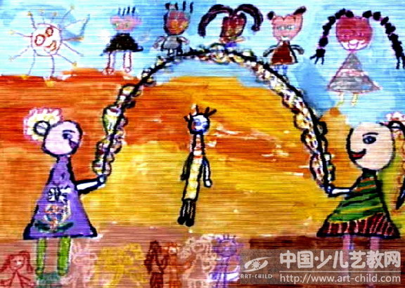 作品名称:  《跳大绳真快乐》