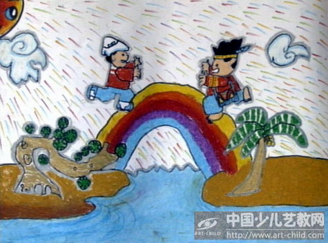 作品名称:  《两岸一家亲》