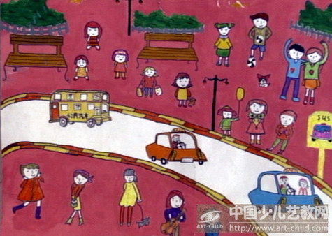 作品名称:  《热闹的街市》