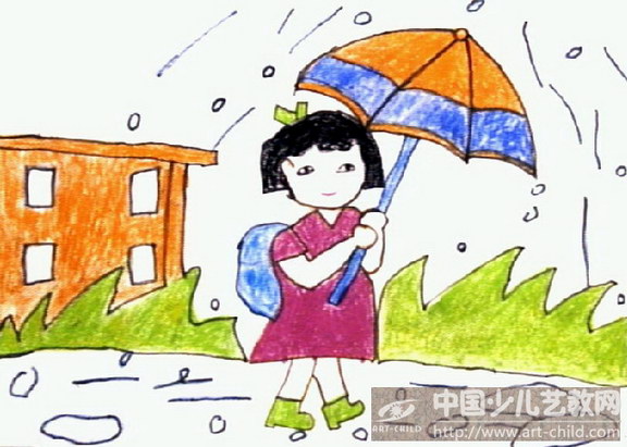 作品名称:  《放学路上》