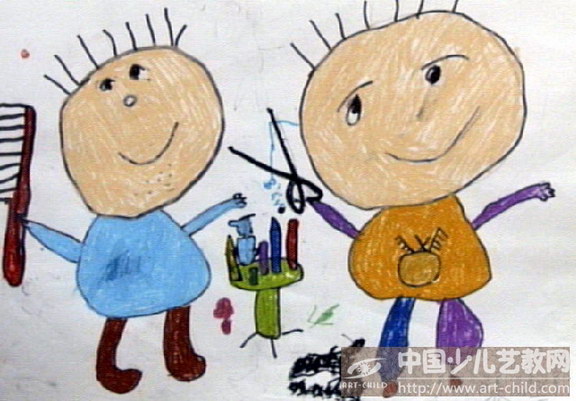 作品名称:  《小小理发师》