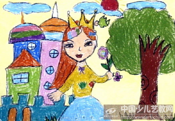 作品名称:  《公主和城堡》