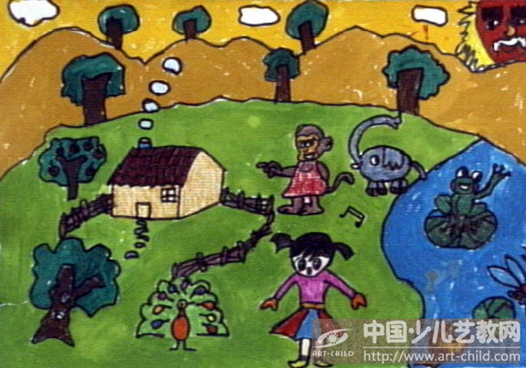 作品名称:  《沙漠变绿洲》