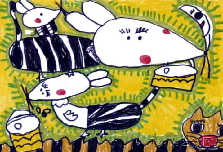 作品名称:  《小老鼠偷吃油》