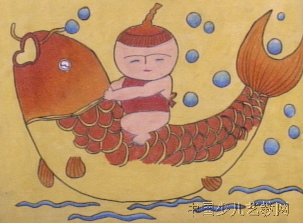作品名称:  《福娃鲤鱼》