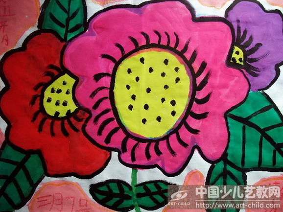 作品名称《盛开的花》