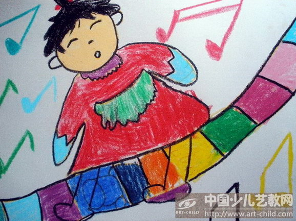 作品名称《舞动的音符》