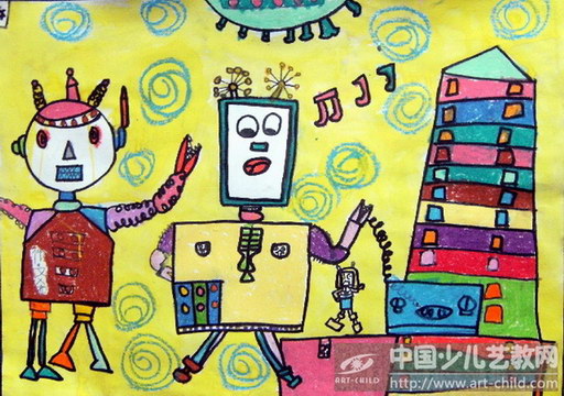 作品名称:  《我设计的机器人》