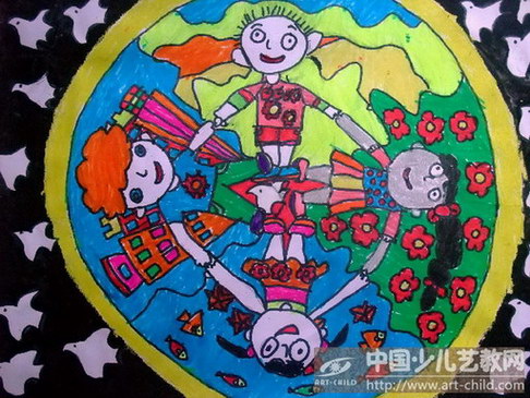 作品名称:  《手牵手·心连心》