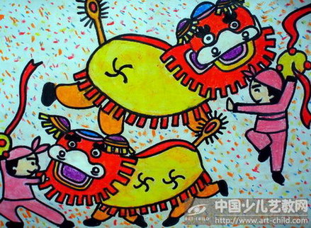 作品名称《舞狮》