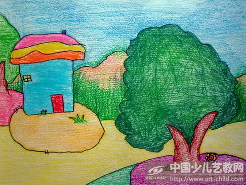 作品名称《我的家乡》