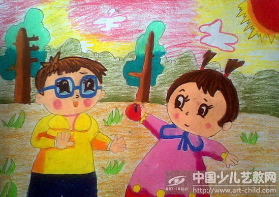 作品名称:  《团结友爱》