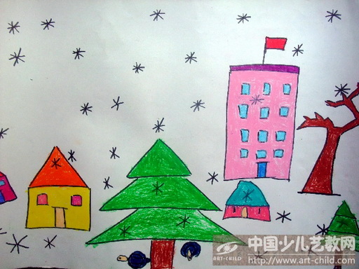 作品名称:  《下雪了》