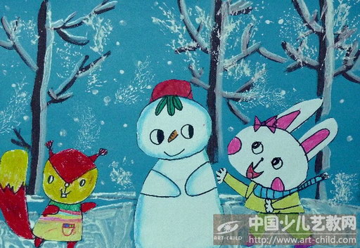 作品名称《雪孩子的故事》