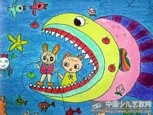 作品名称《海上垂钓者》