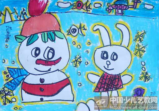 作品名称:  《下雪了》