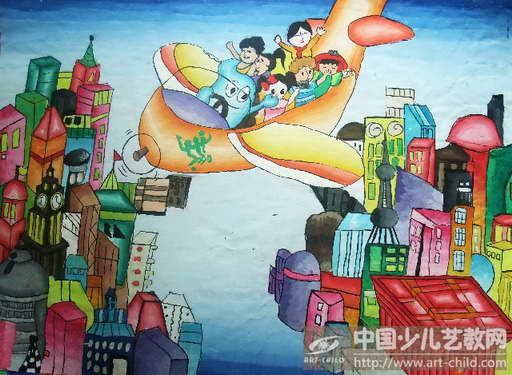 作品名称:  《去上海看世博》