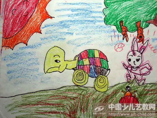 作品名称《新龟兔赛跑》
