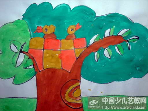 作品名称:  《保护小鸟的家》