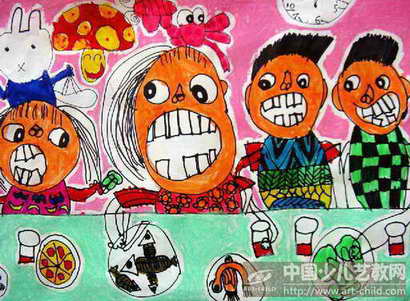 作品名称《吃午餐喽》