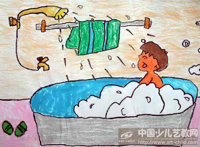 作品名称:  《讲卫生的好宝宝》