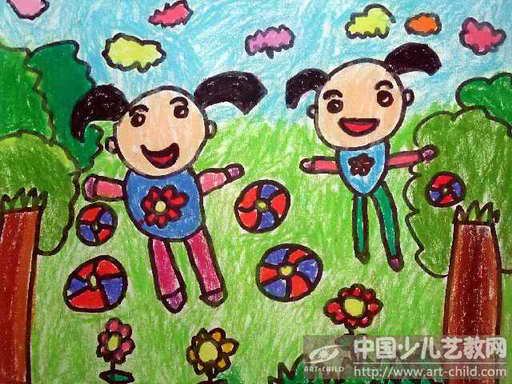 作品名称《玩球》