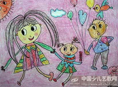 作品名称:  《爸爸妈妈都爱我》