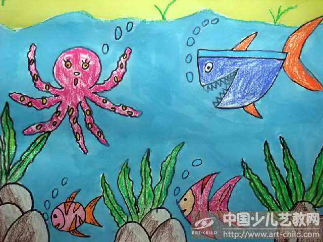 作品名称:  《海底世界》