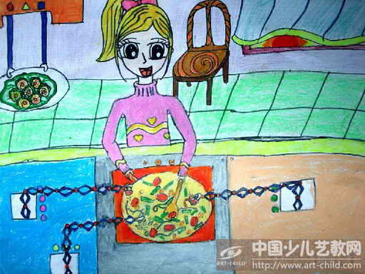 作品名称《快乐厨房》