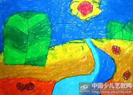 作品名称《一条小河》
